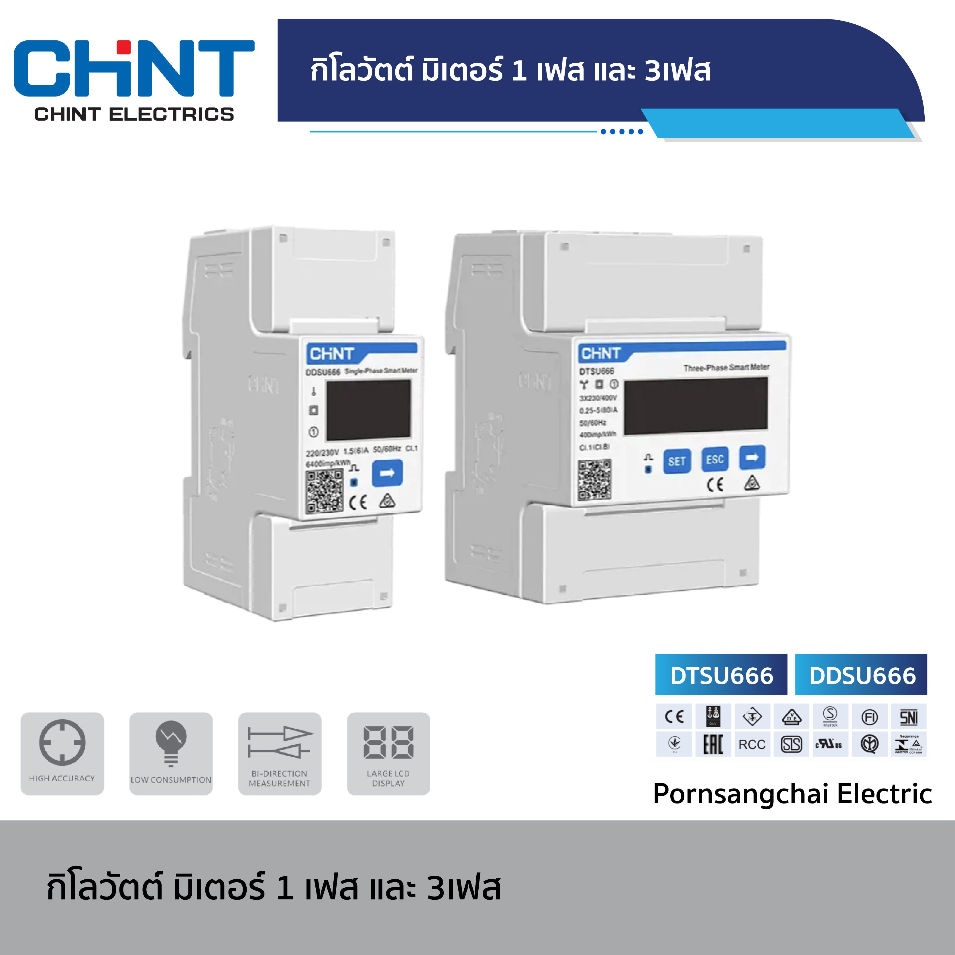 CHINT energy meter DTSU666 and DDSU666