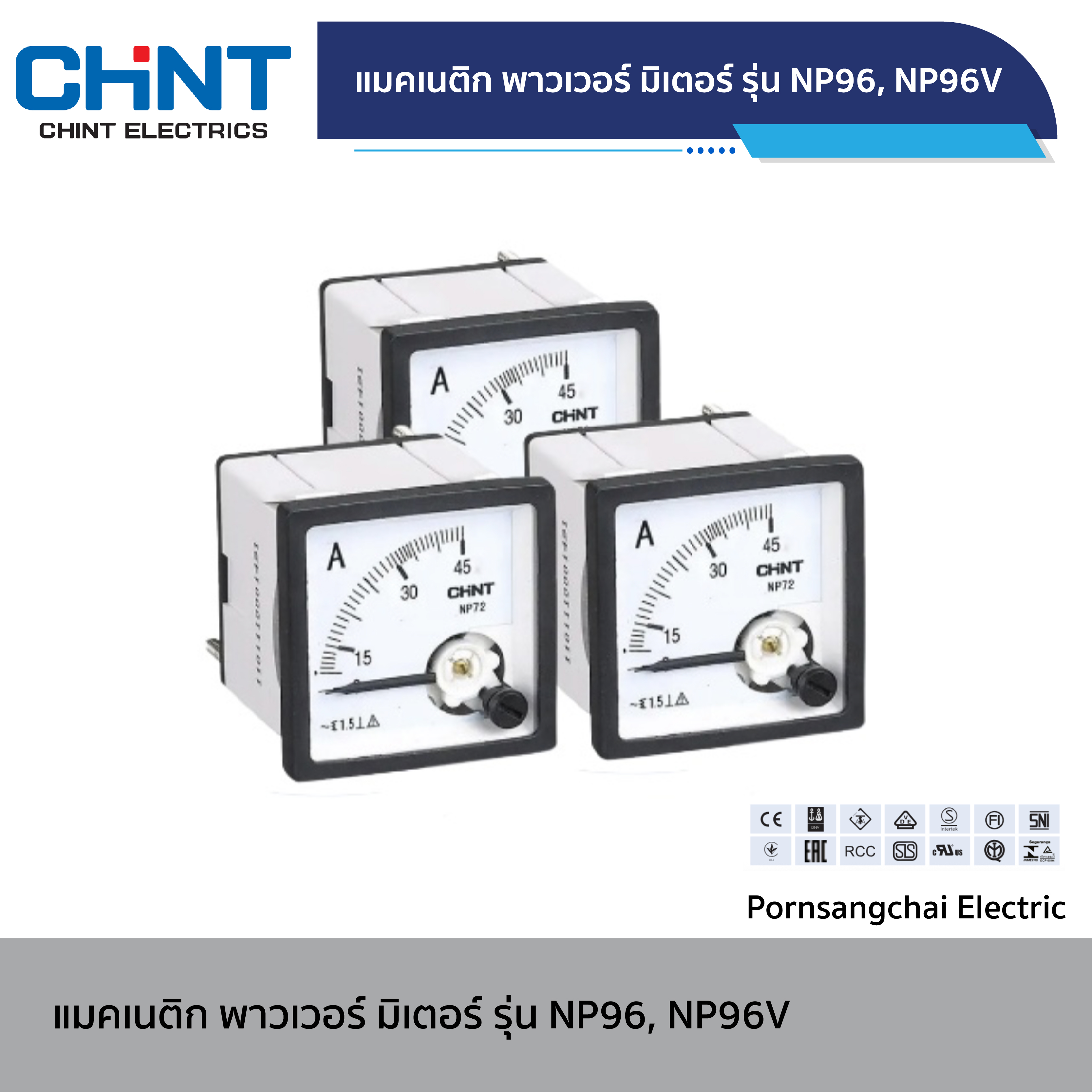 CHINT MAGNETIC POWER METER NP96