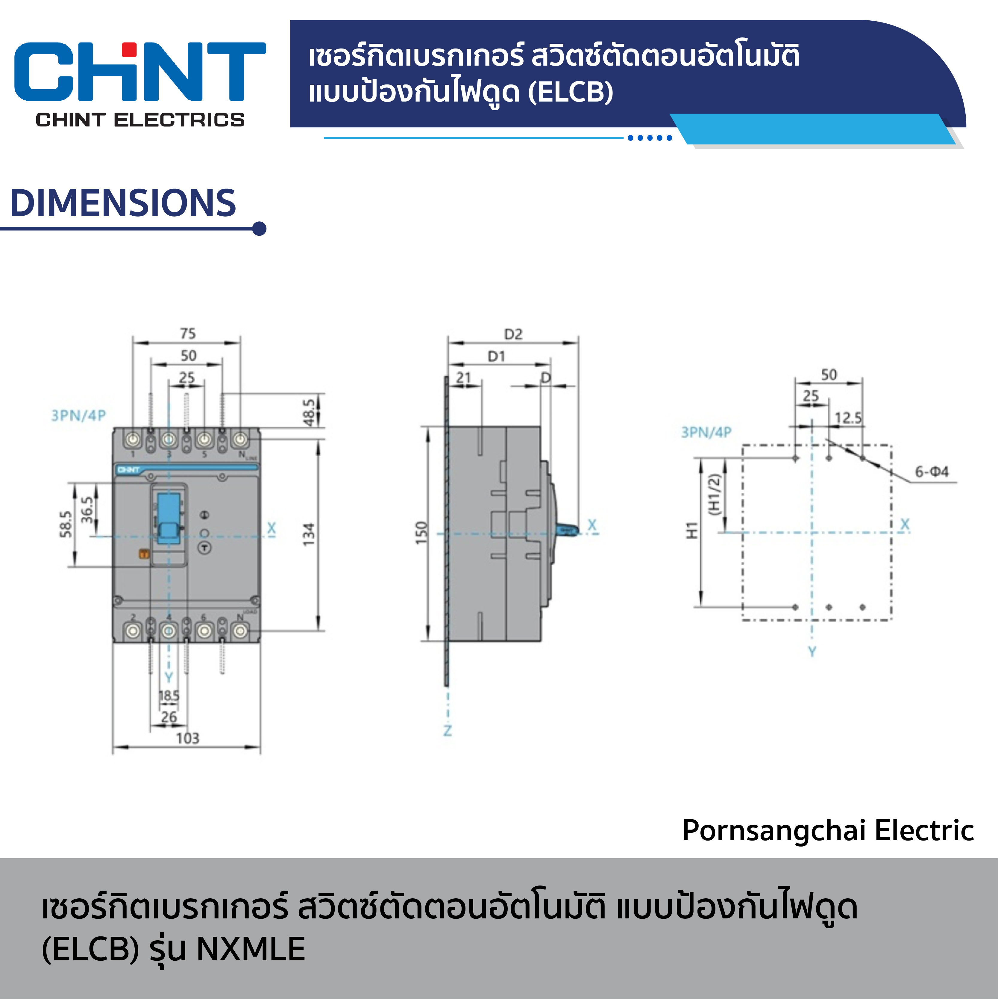 CHINT Circuit Breaker NXMLE