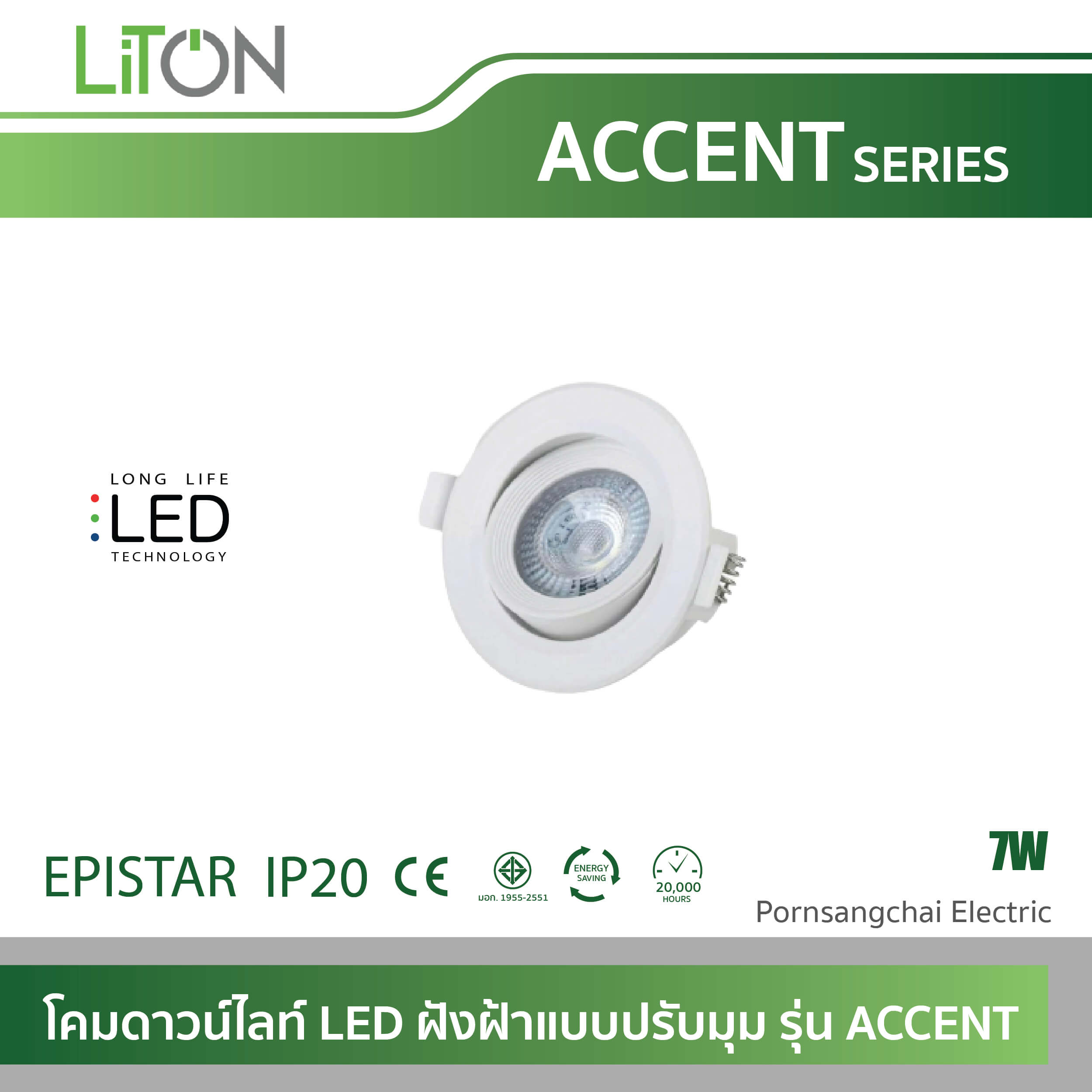 LITON LED DOWNLIGHT ACCENT