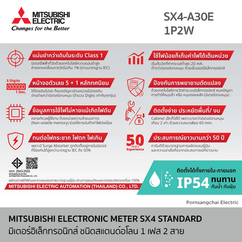 MITSUBISHI - ELECTRONIC METER